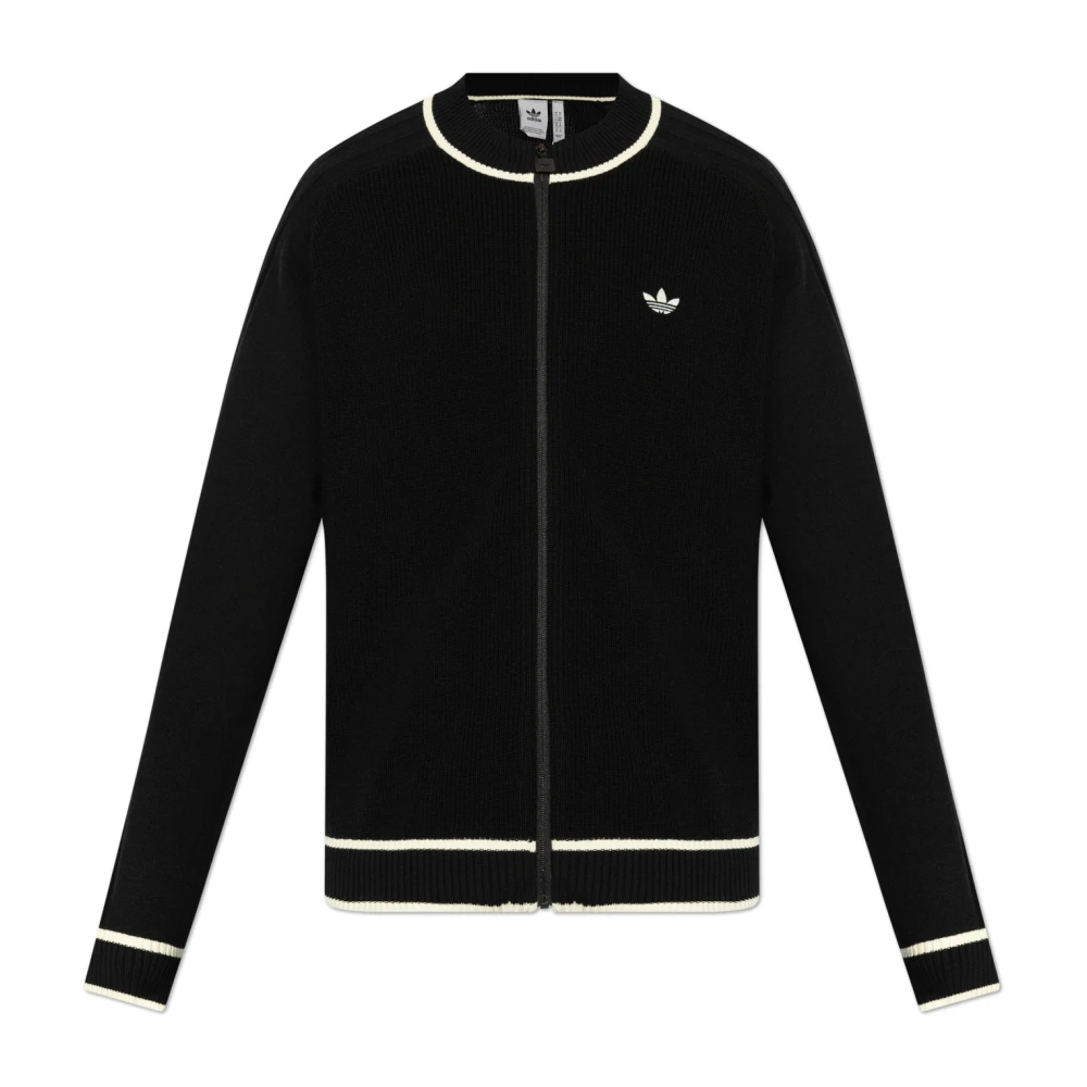 adidas Originals Wollen vest Black Heren