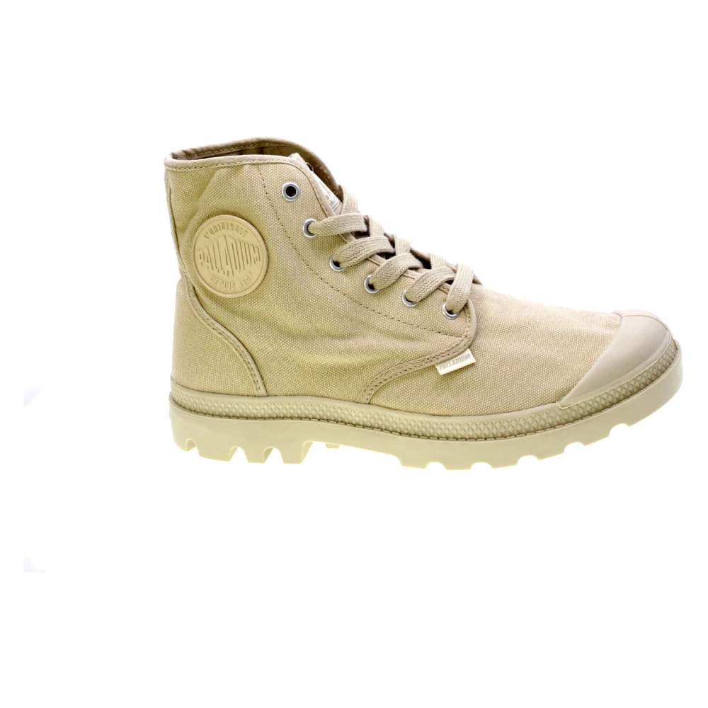 Palladium Beige Bomull Chukka Stövlar Beige, Herr