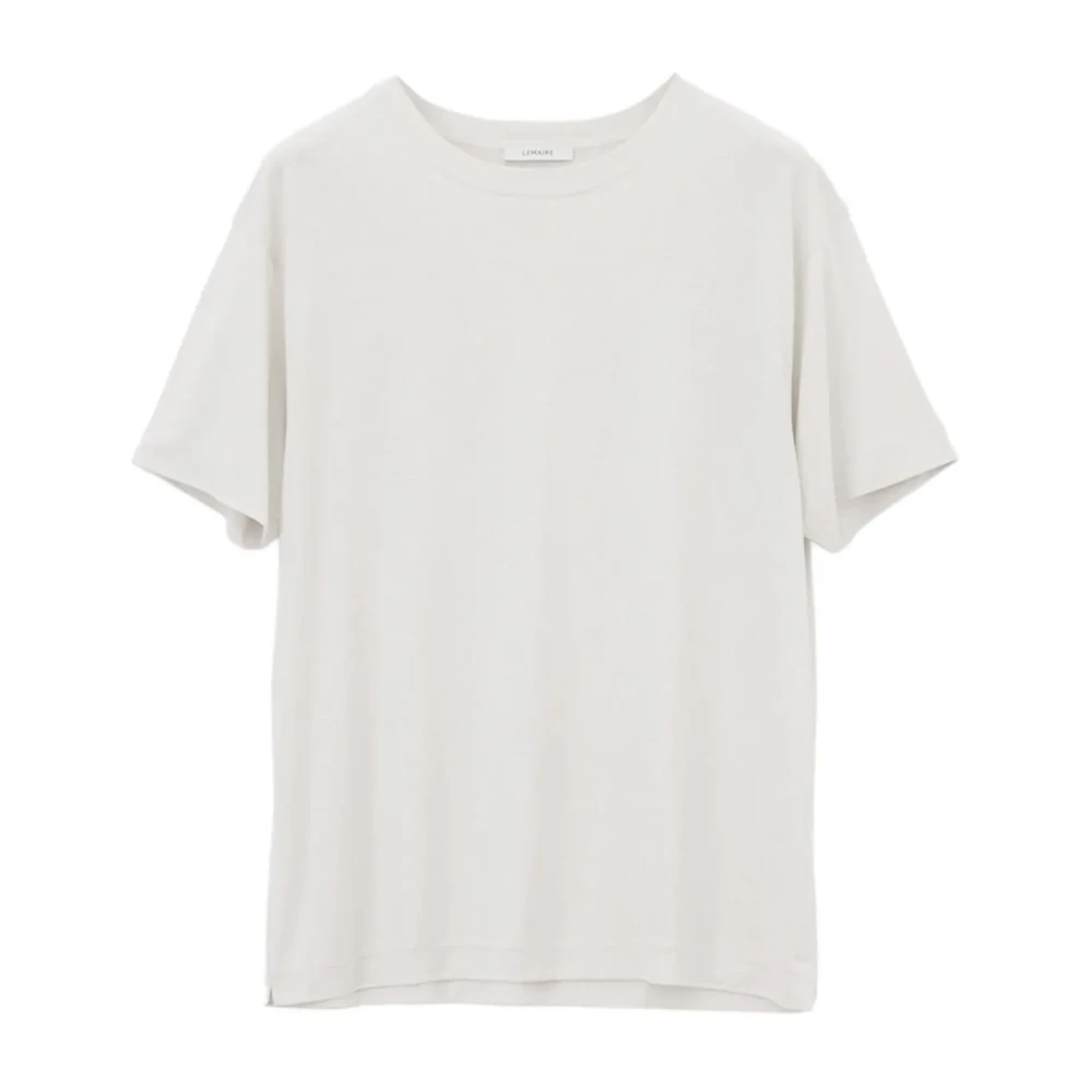 Lemaire Licht Crème T-Shirt Beige Heren