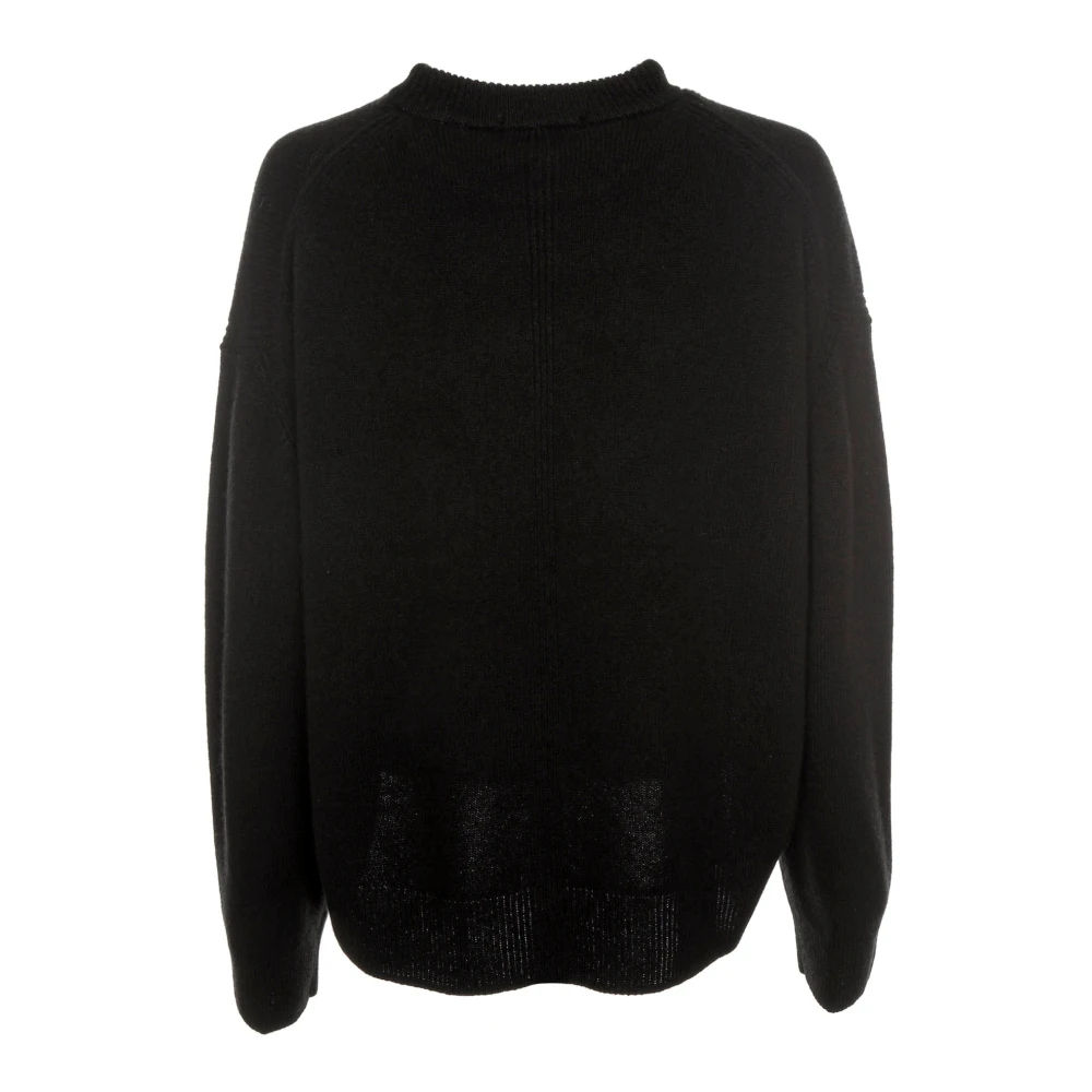 drykorn Lizeila Gebreide Trui met Ronde Hals Black Dames