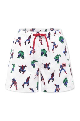 superhelte-print-badeshorts