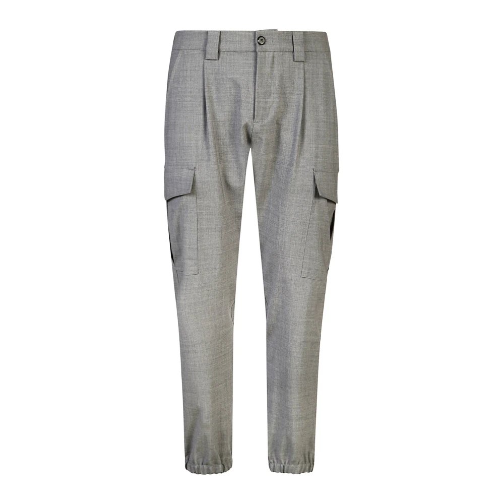 Eleventy Slim-fit Trousers Gray Heren