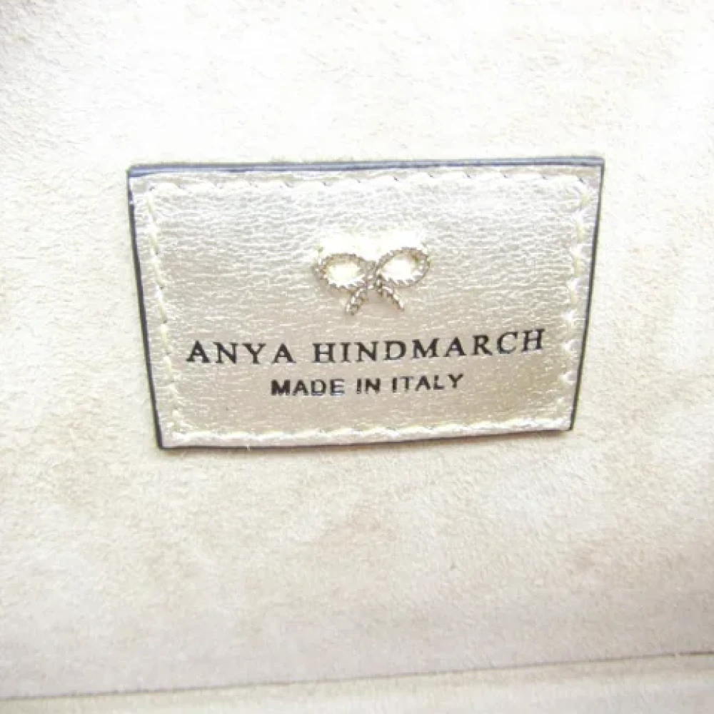 Anya Hindmarch Pre-owned Leather shoulder-bags Gray Dames
