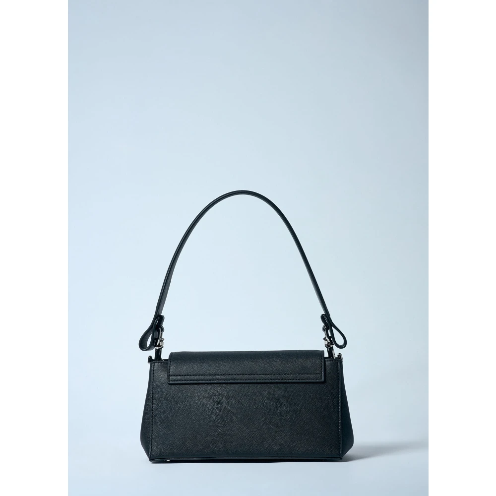 Vivienne Westwood Handtas met Saffiano-afwerking en Afneembare Banden Black Dames