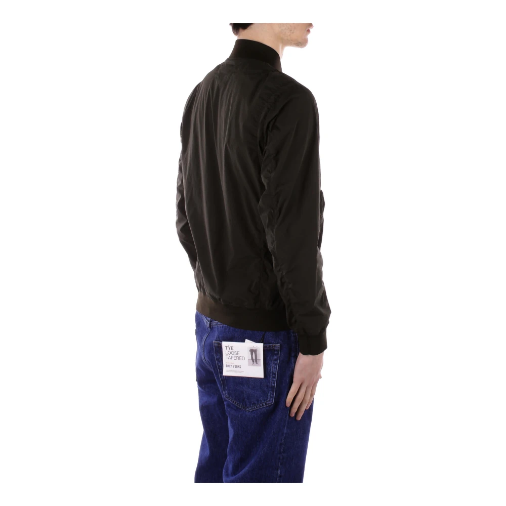 C.P. Company Slim Fit Logo Side Zip Coat Black Heren