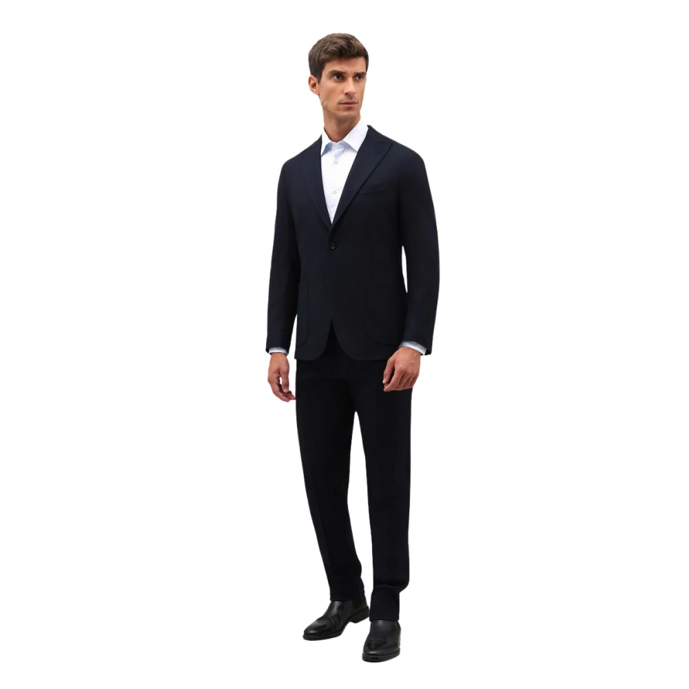 Boglioli Comfort Wol Kasjmier K-Pak Blue Heren