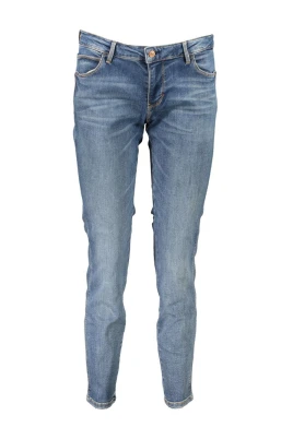 Blå Skinny Bomulls Jeans & Byxor