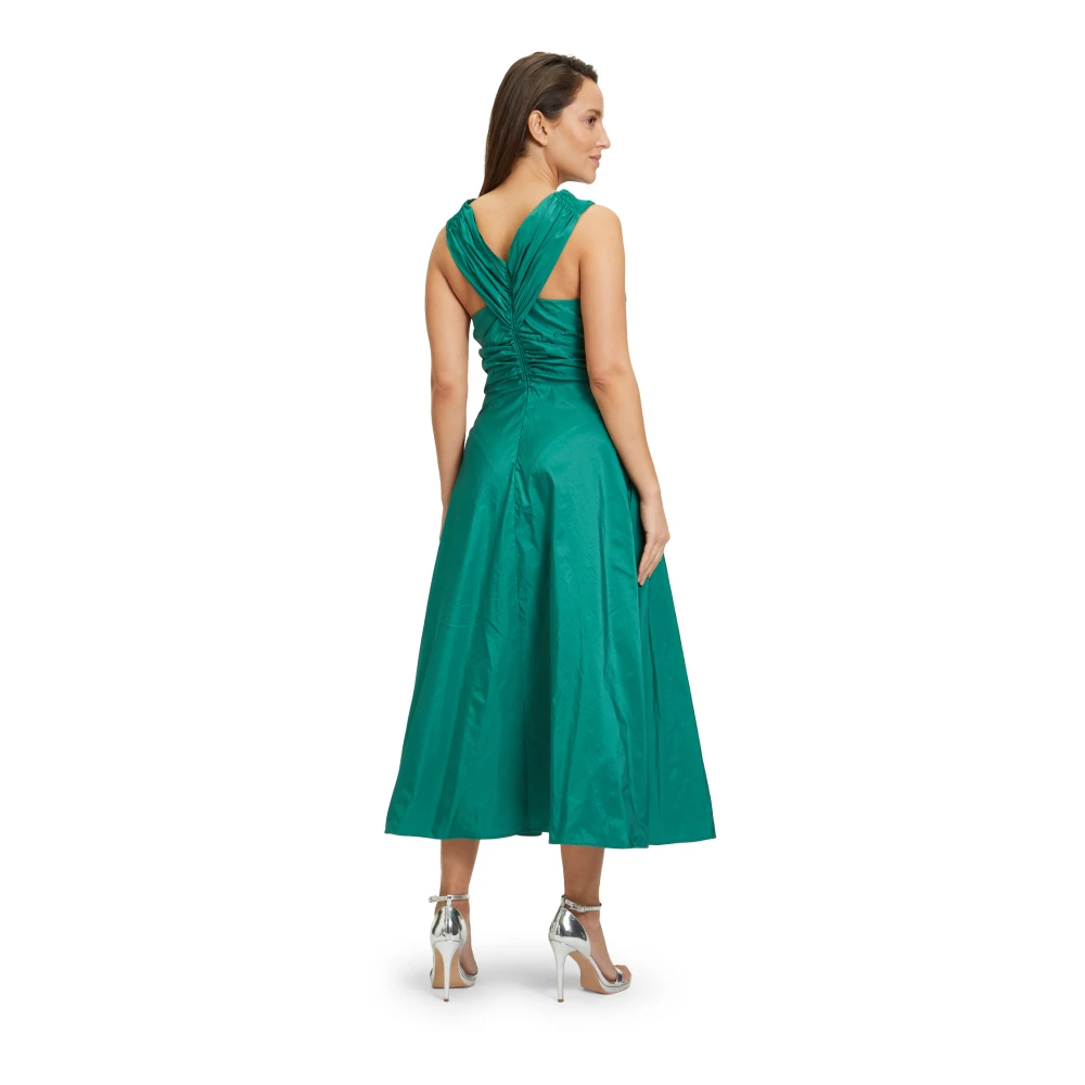 Vera Mont Elegant Cocktailjurk met Zakken Green Dames