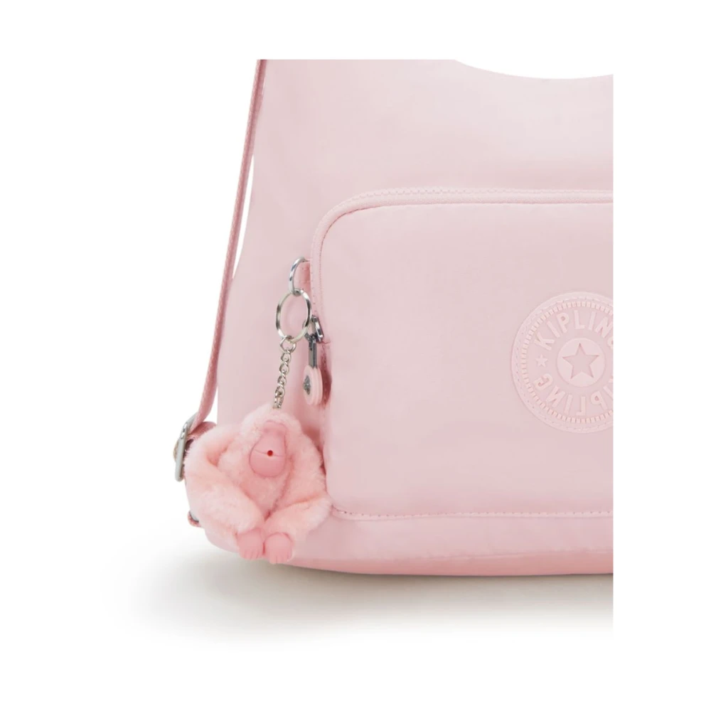 Kipling Omkeerbare Schoudertas Rugzak Functioneel Pink Dames