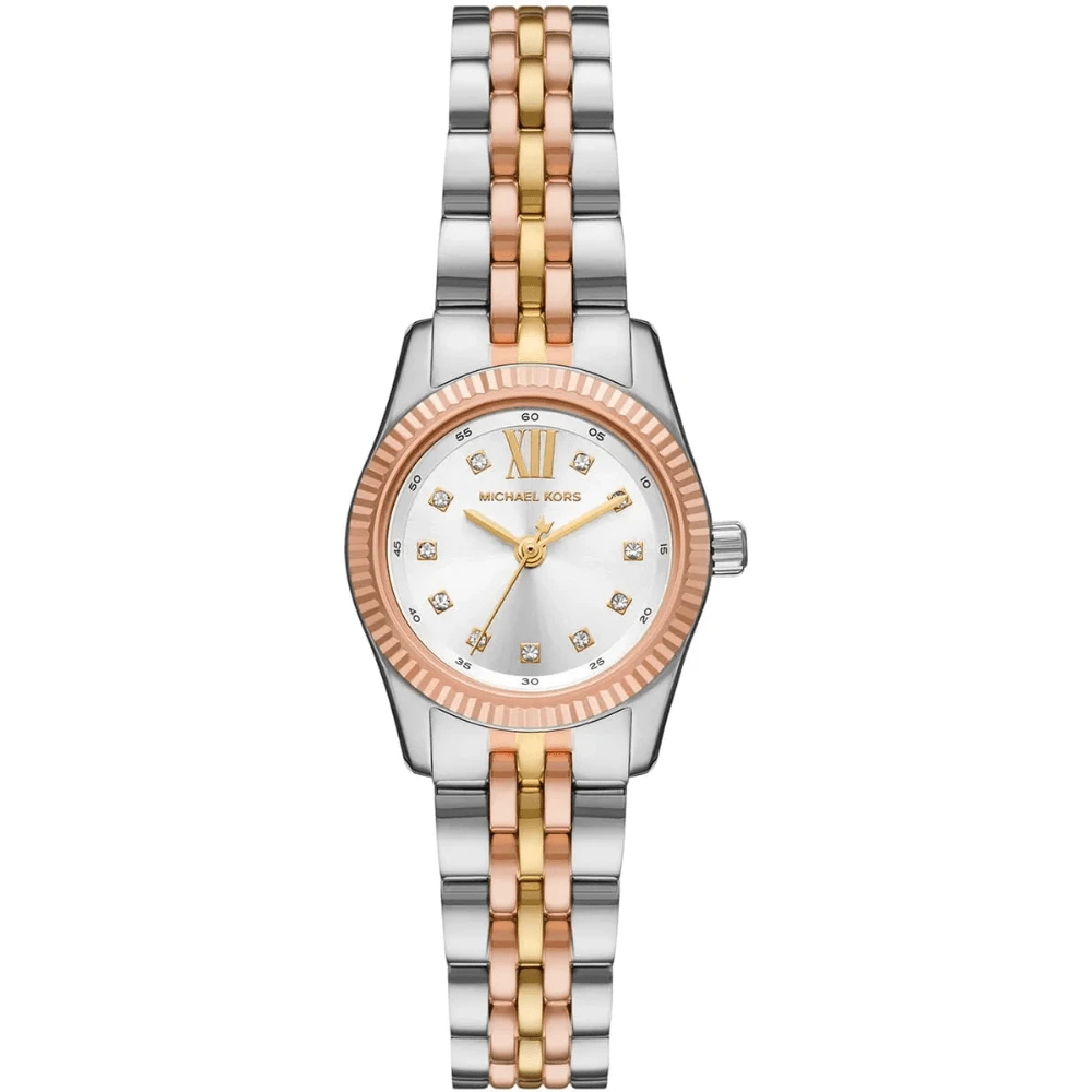 Michael Kors Donna Bianco Orologio Da Mk4987 Lexington Quadrante Argento - Immagine 2