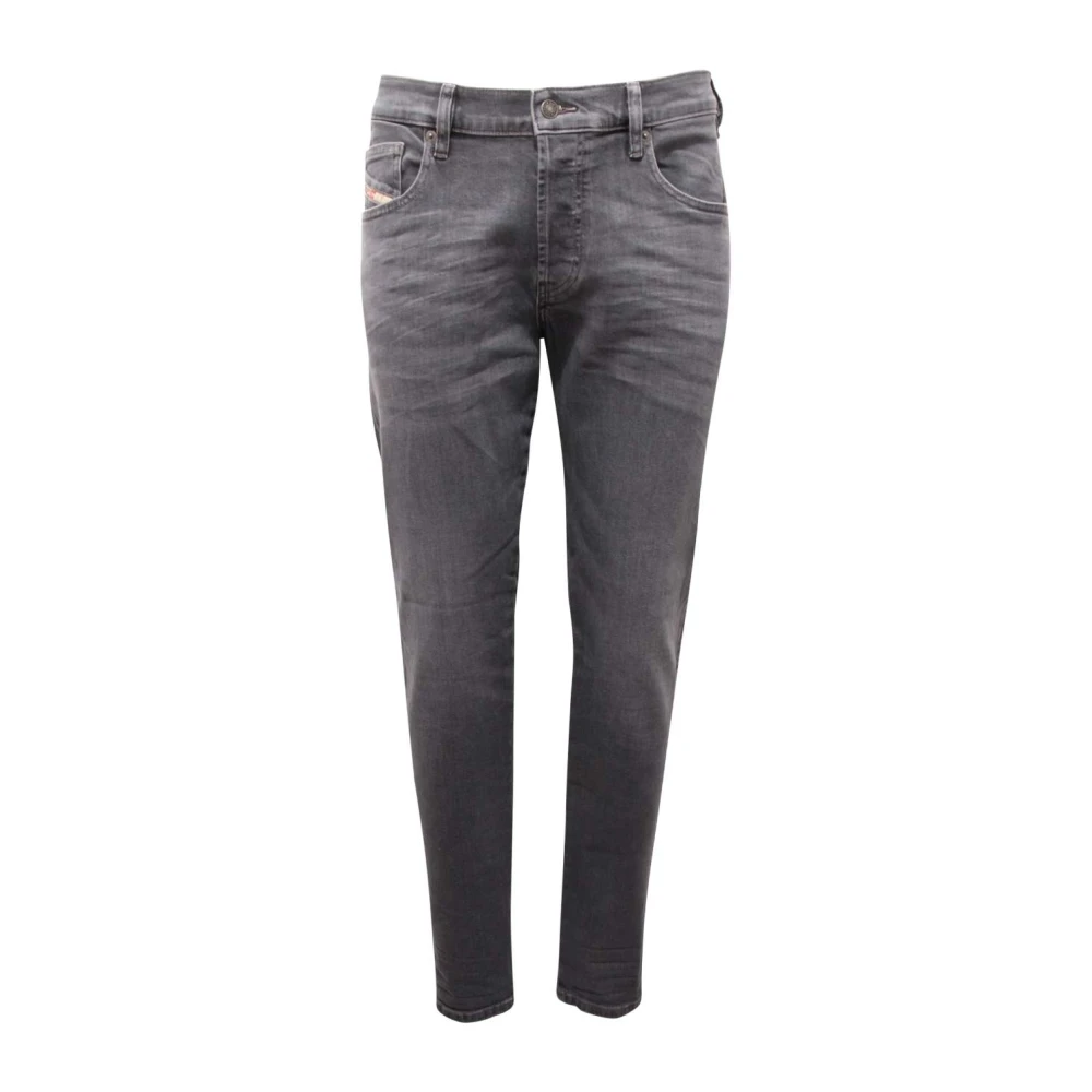 Diesel Men's Gray D-Yennox Slim-Fit Jeans - Slim Fit Jeans - W34 - Jeans