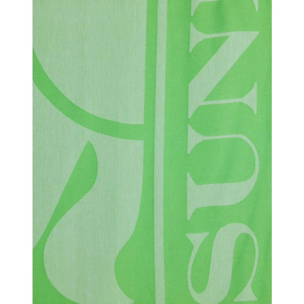Sundek Strandhanddoek met sleutelontwerp Green Unisex