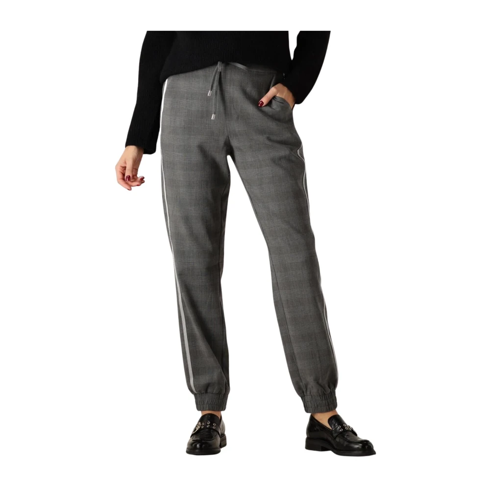 MOS MOSH Elegante Antraciet Pantalon voor Dames Gray Dames