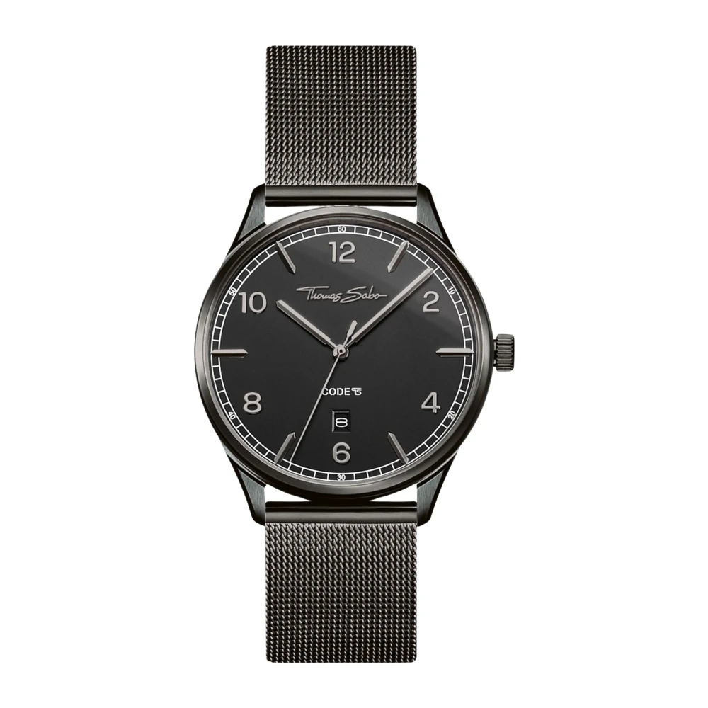 Thomas Sabo Women's Black Stainless Steel Watch With Slide Closure - Watches - One Size - Accessories