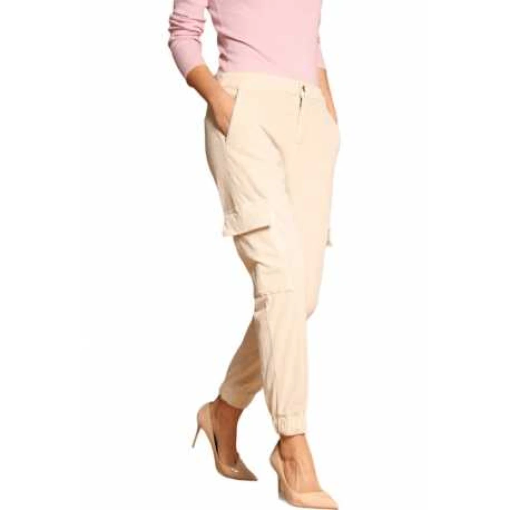 Mason's Velours Cargo Broek Easy Cargo Beige Dames