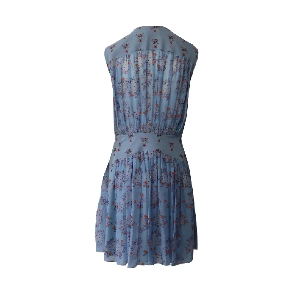 Chloé Pre-owned Silk dresses Blue Dames