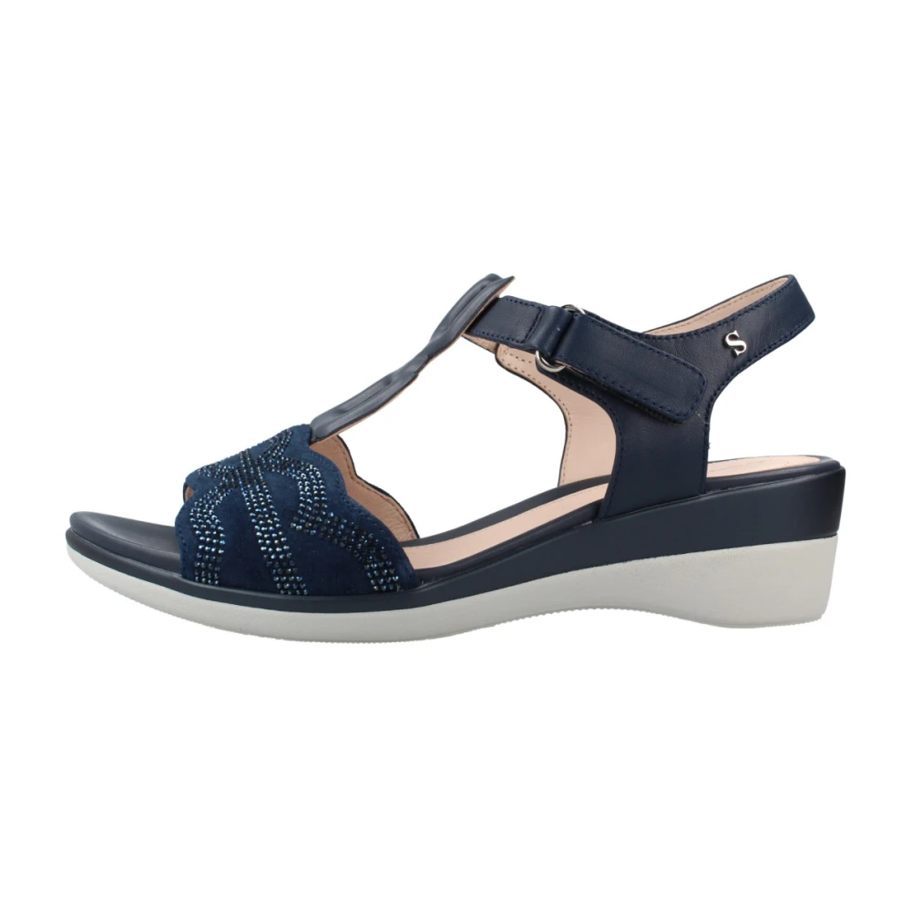 Stonefly Vrouw Blauw Schoenen Dames, 36 Eu, Leer, Vanity Iii 32