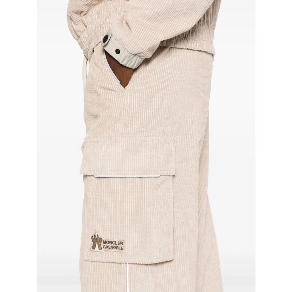 Moncler Beige Broek Aw24 Elegante Stijl Beige Dames