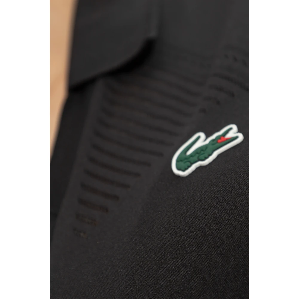 Lacoste Jurk met logo Black Dames
