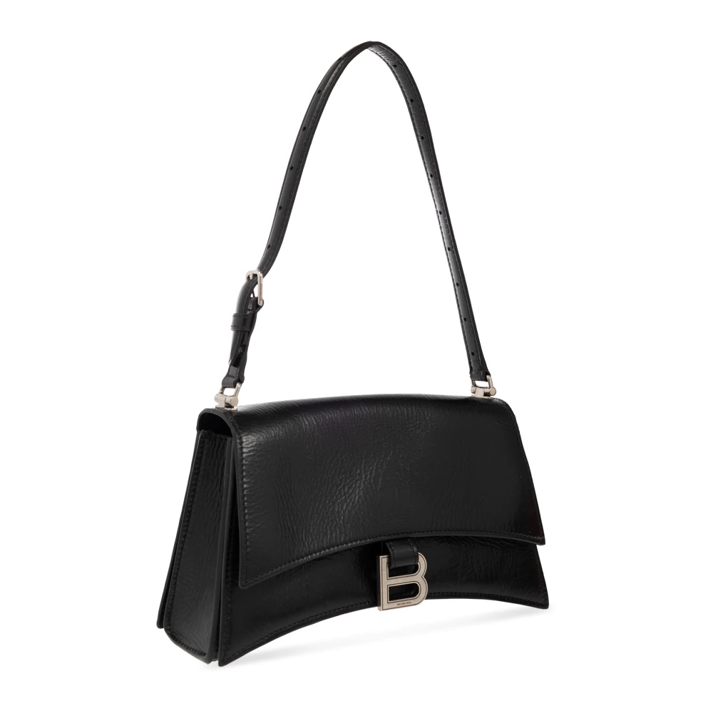 Balenciaga Crush Small Schoudertas Black Dames