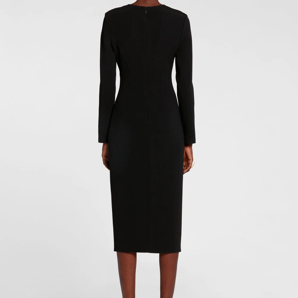 Roberto Cavalli Tijger Tand Rits Jurk met Hanger Black Dames