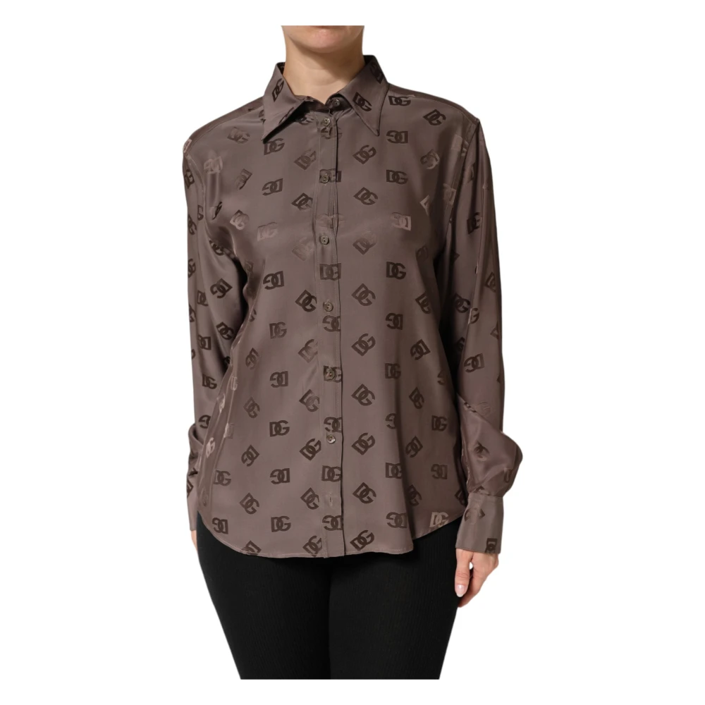 Dolce & Gabbana Donna Marrone Camicette M, New,