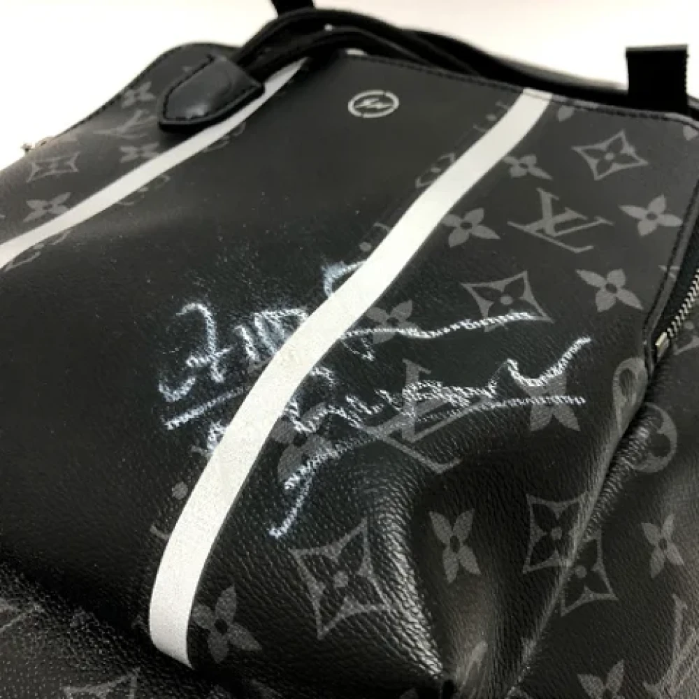 Louis Vuitton Vintage Pre-owned Fabric louis-vuitton-bags Black Heren