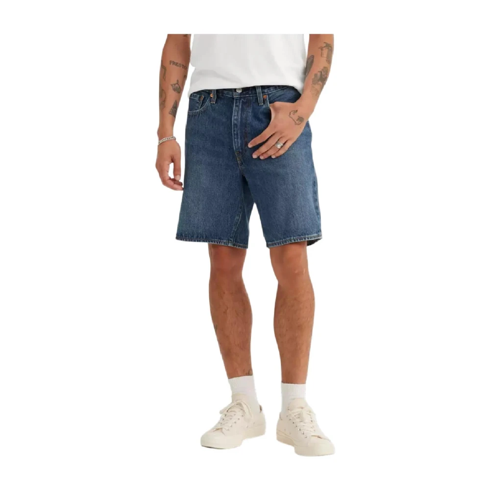 Levi's Men's Blue Denim Shorts, W31, 468 Loose Denim Shorts