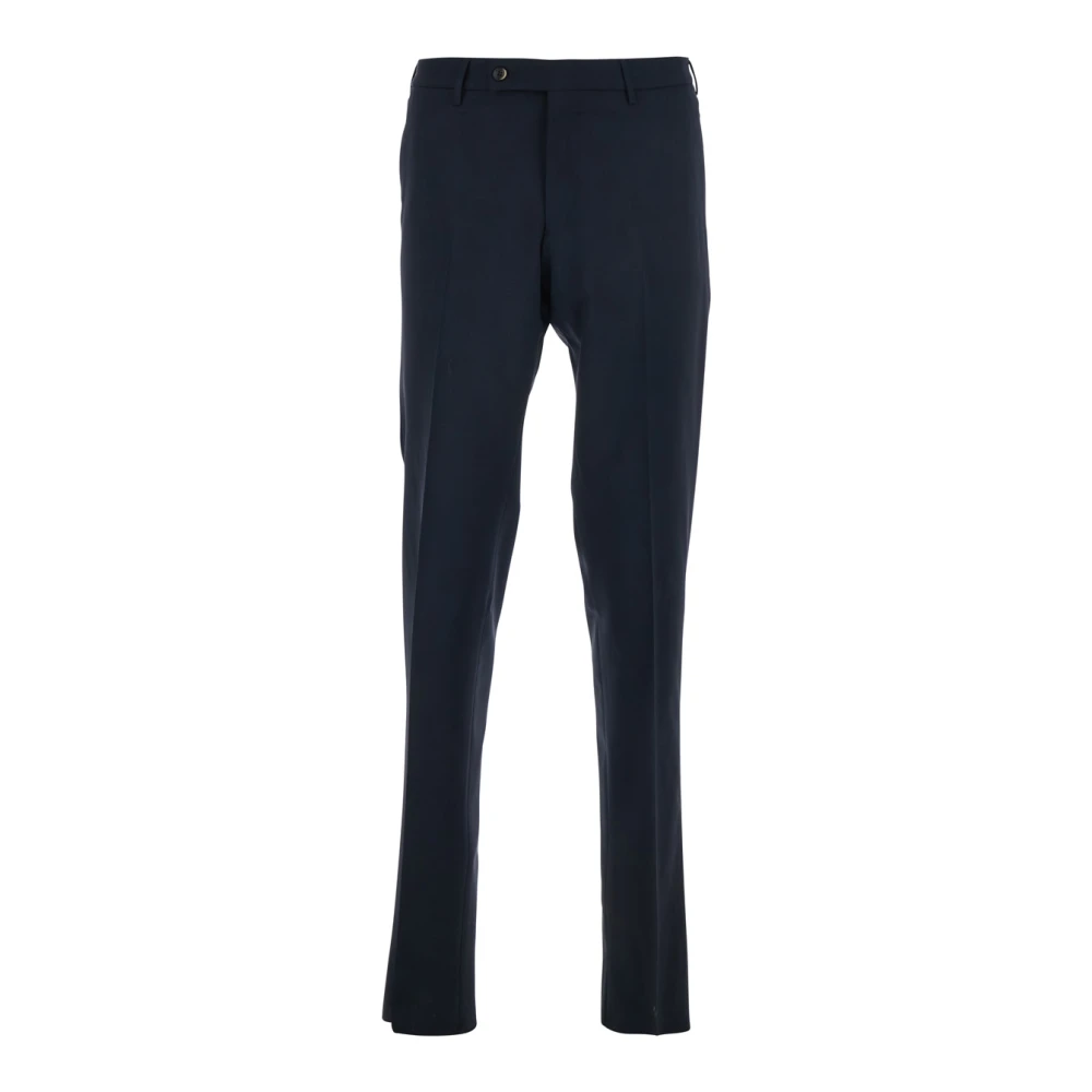 Pt Torino Mannelijk Blauw Broeken Heren, 2XL, Wol, Slim-Fit Broek