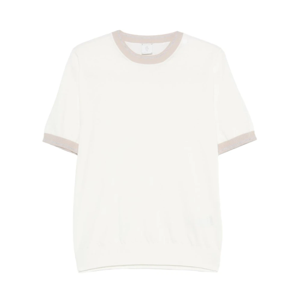 Eleventy Uomo Bianco - T-Shirt Girocollo - Tops - Xl