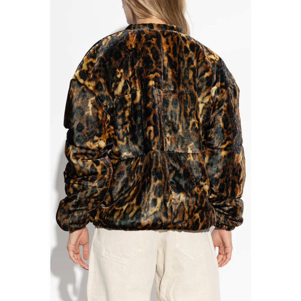 Isabel marant Dierenprint jas Brown Dames