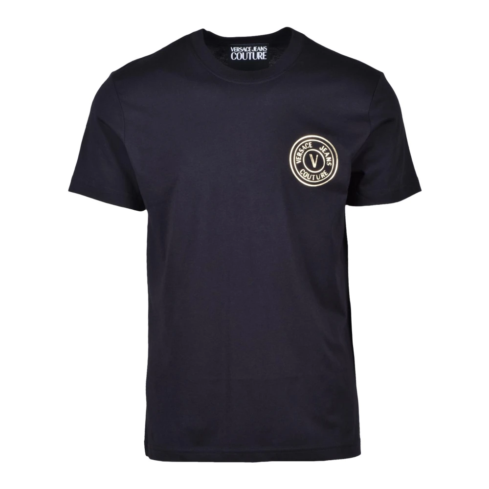 Versace Jeans Couture Katoenen T-shirt met Stijlvol Ontwerp White Heren