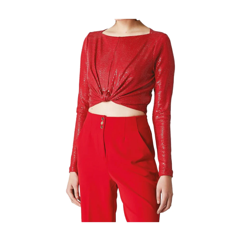 Nenette Women's Red Blusa