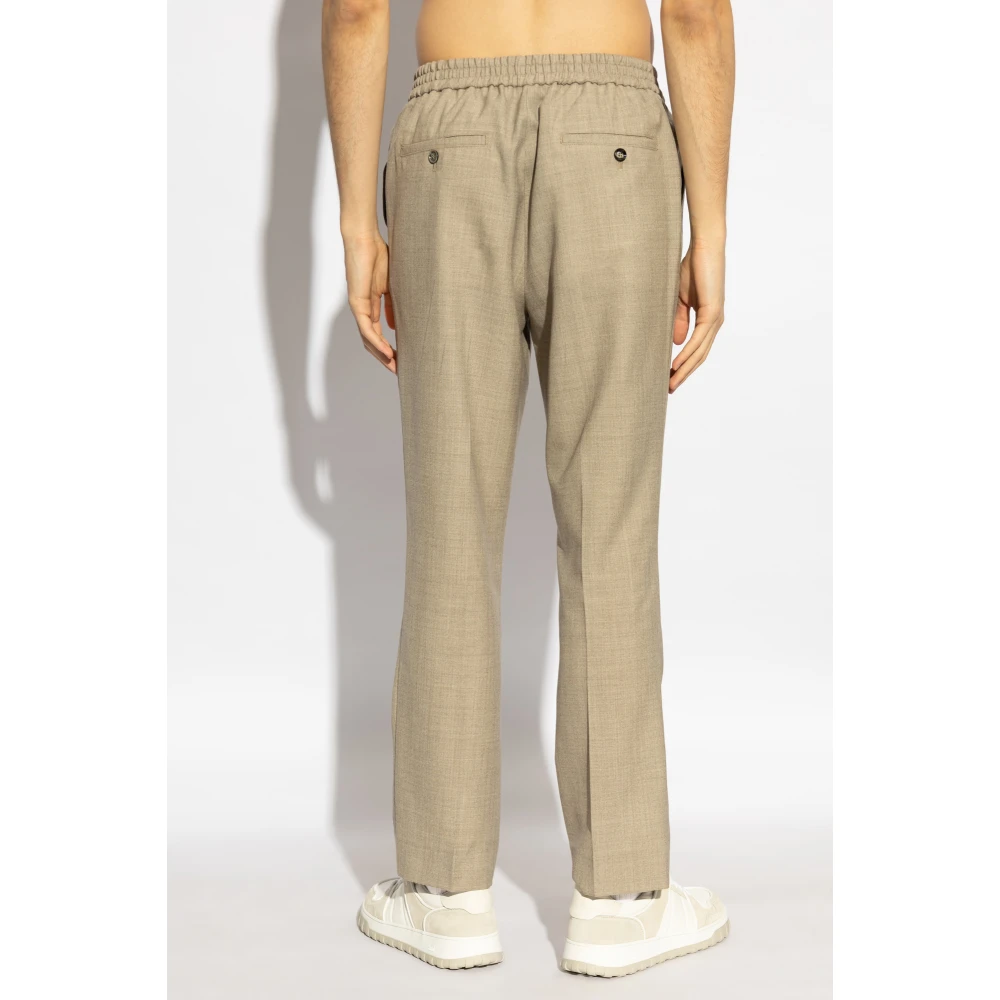 Ami Paris Wollen broek Beige Heren