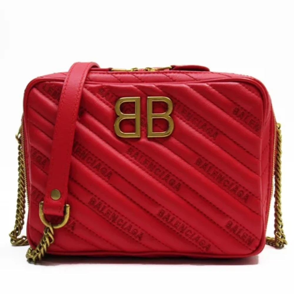 Balenciaga Vintage Pre-owned Leather balenciaga-bags Red Dames