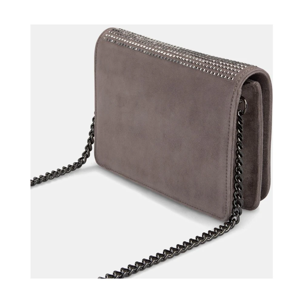 Alma en Pena Tas met strass klep Gray Dames