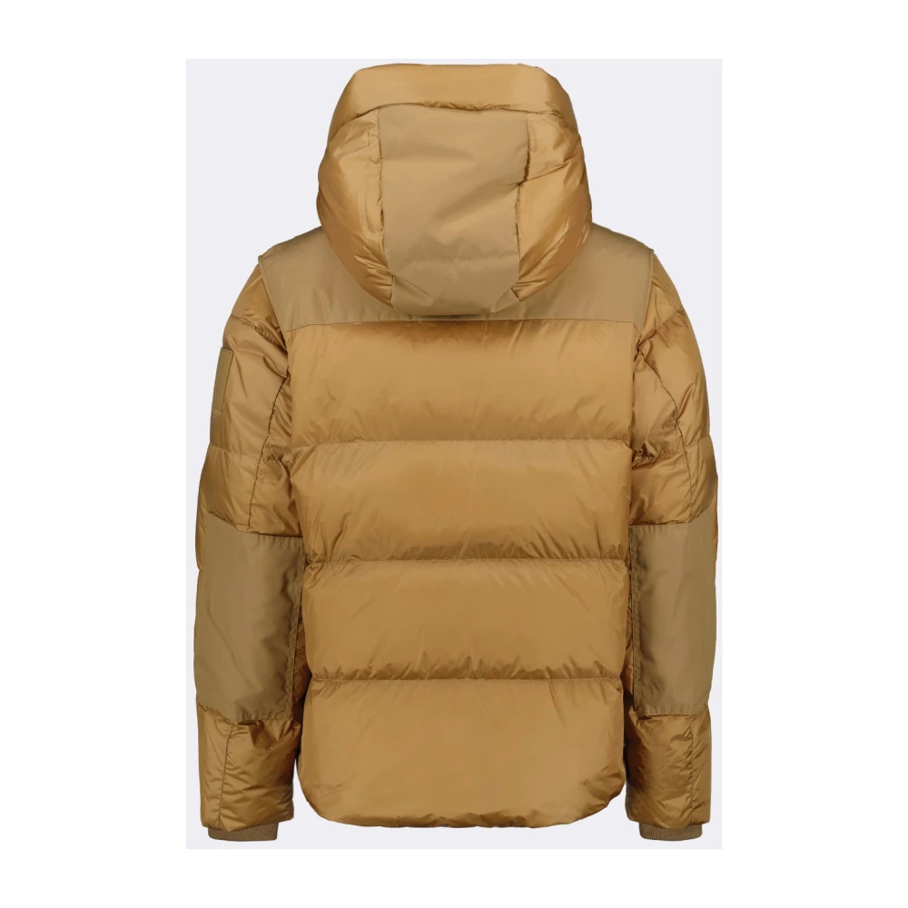 Burberry Afneembare Mouw Winterjas Brown Heren