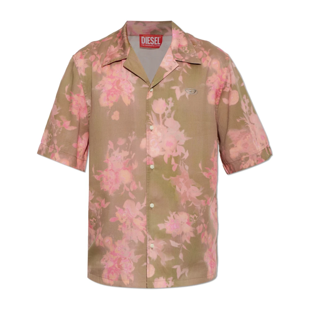 Diesel Mannelijk Groente Overhemden Heren, Groen, M, S-Brad-Qmce Shirt