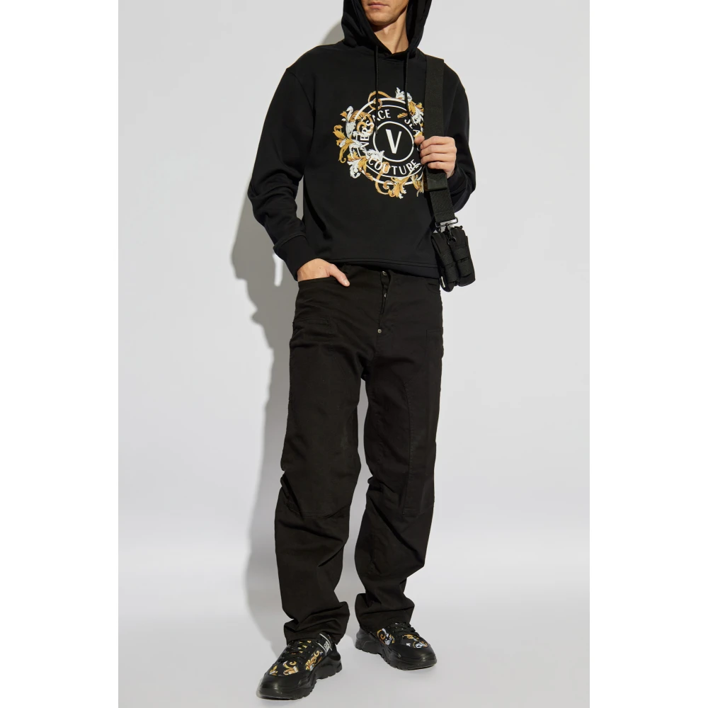 Versace Jeans Couture Hoodie Black Heren