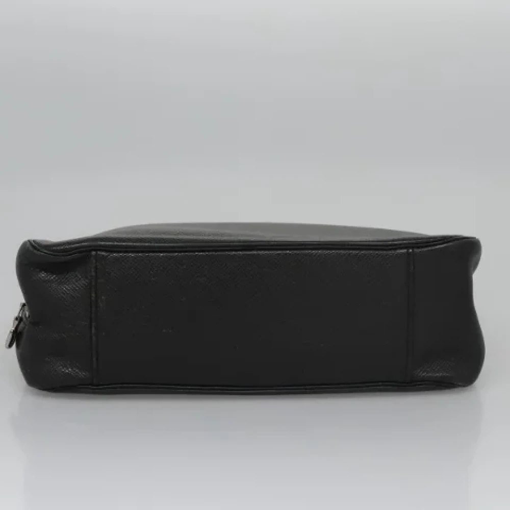Louis Vuitton Vintage Pre-owned Leather clutches Black Dames