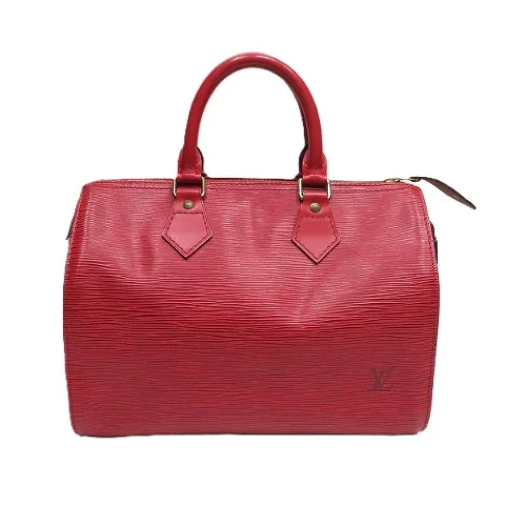 Louis Vuitton Vintage Pre-owned Leather handbags Red Dames