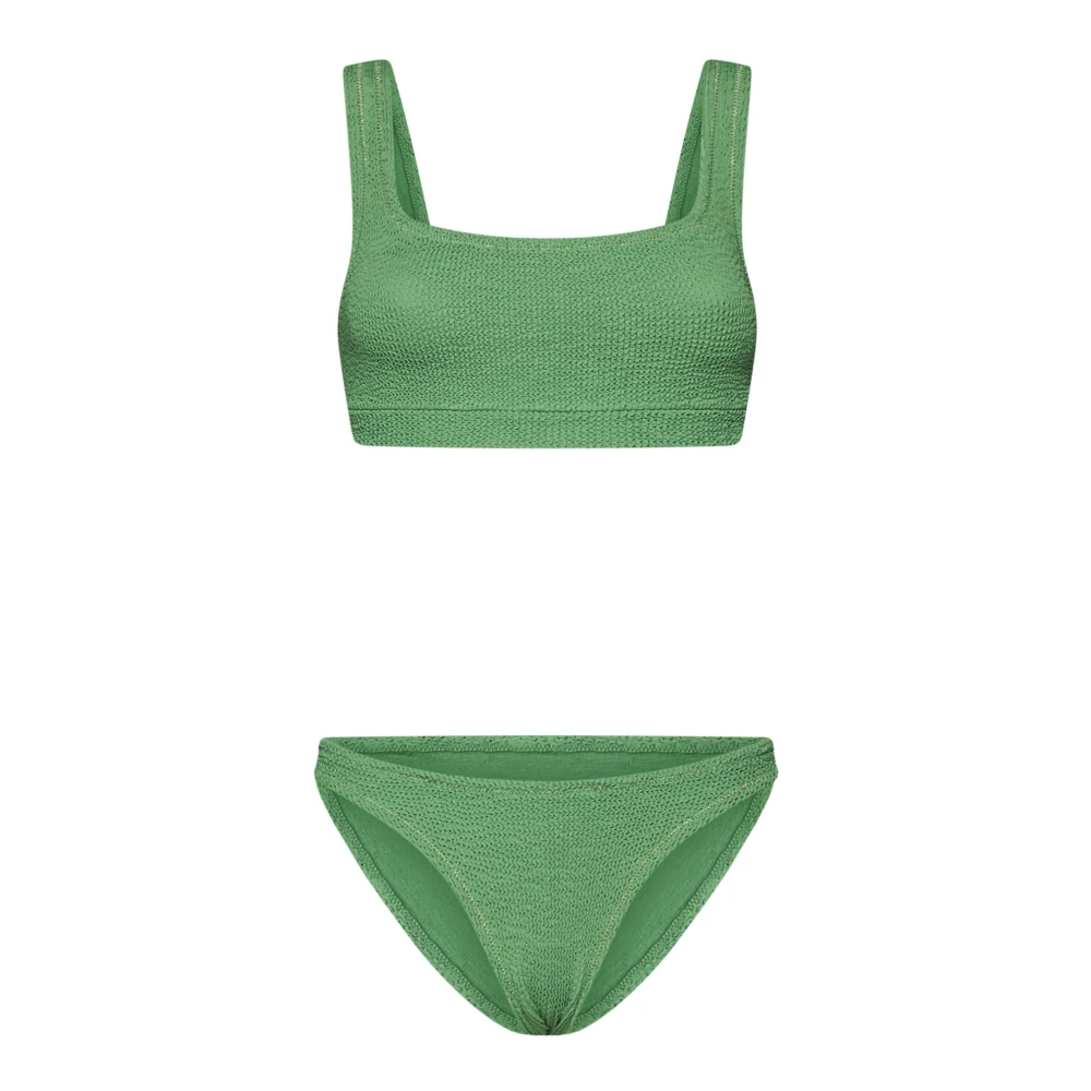 Reina Olga Ginny Ribbed Bikini Zee Kleding Green Dames