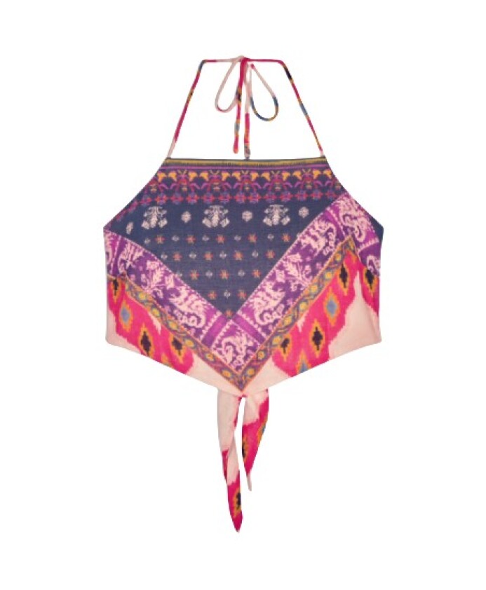 top-a-effet-foulard-imprime-ethnique