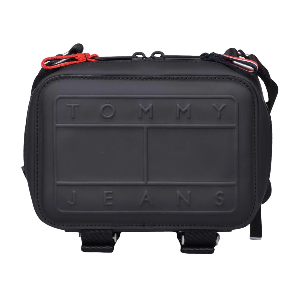 Tommy Jeans Rubber Schoudertas Black Heren