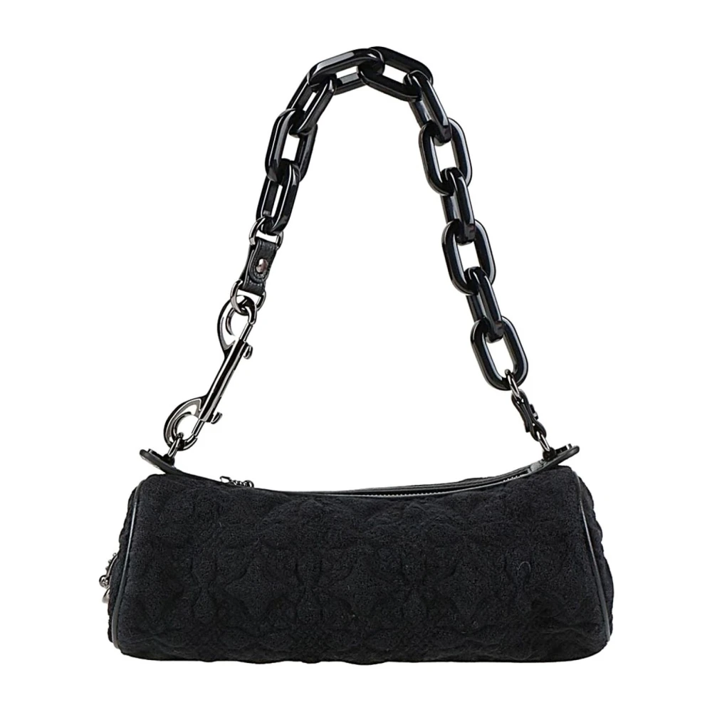 Vivienne Westwood Women's Black Shoulder Bags, One Size, Cindy Cylinder Bag