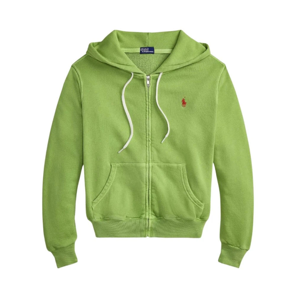 Polo Ralph Lauren Donna Verde Zip-Through Sweatshirt