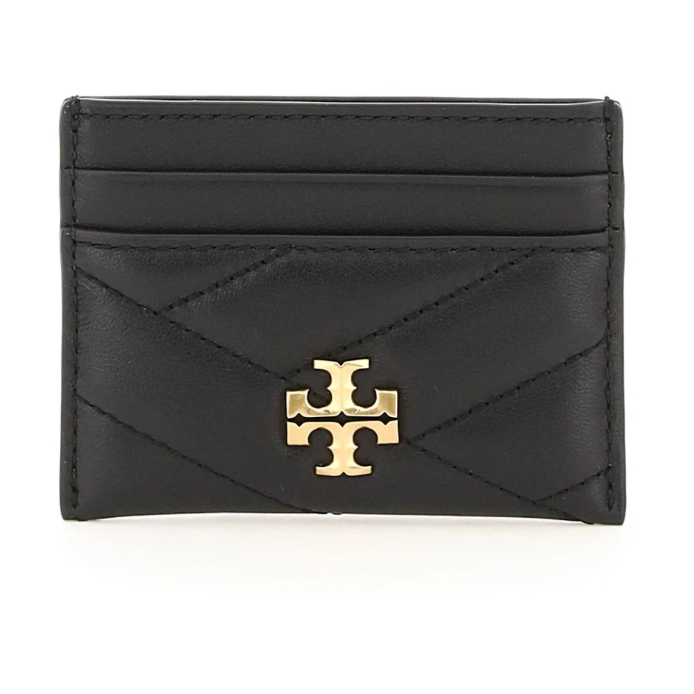 TORY BURCH Chevron Gequilte Kira Pasjeshouder Black Dames