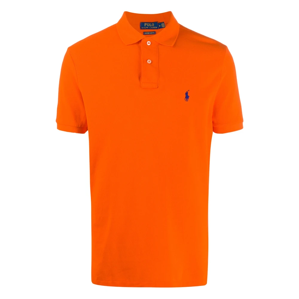 Ralph Lauren Polo Shirts Orange Heren