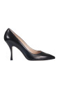 black-leather-pumps