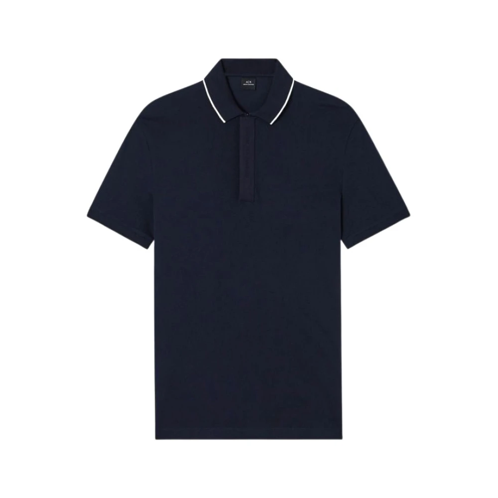 Armani Exchange Uomo Blu - Polo Slim Fit - Tops - L